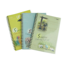 PP-Abdeckungs-Spiralen-Buch-Büro-Briefpapier-Förderung-Geschenk-Kursteilnehmer-Tagebuch